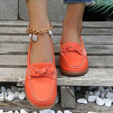Weave Wedge Heeled Loafers - Trendsi