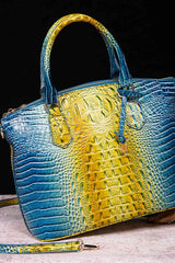 Gradient PU Leather Handbag - Trendsi - Flyclothing LLC