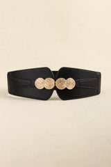 Alloy Buckle Elastic Belt - Trendsi - Flyclothing LLC