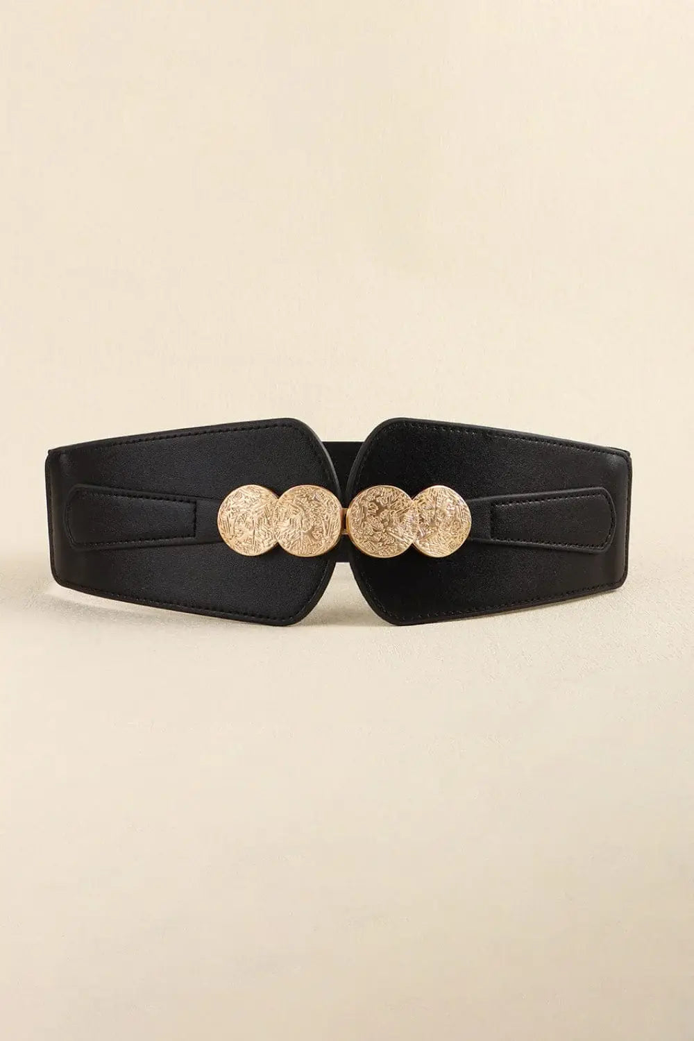 Alloy Buckle Elastic Belt - Trendsi - Flyclothing LLC
