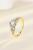 1 Carat Moissanite 925 Sterling Silver Ring - Trendsi