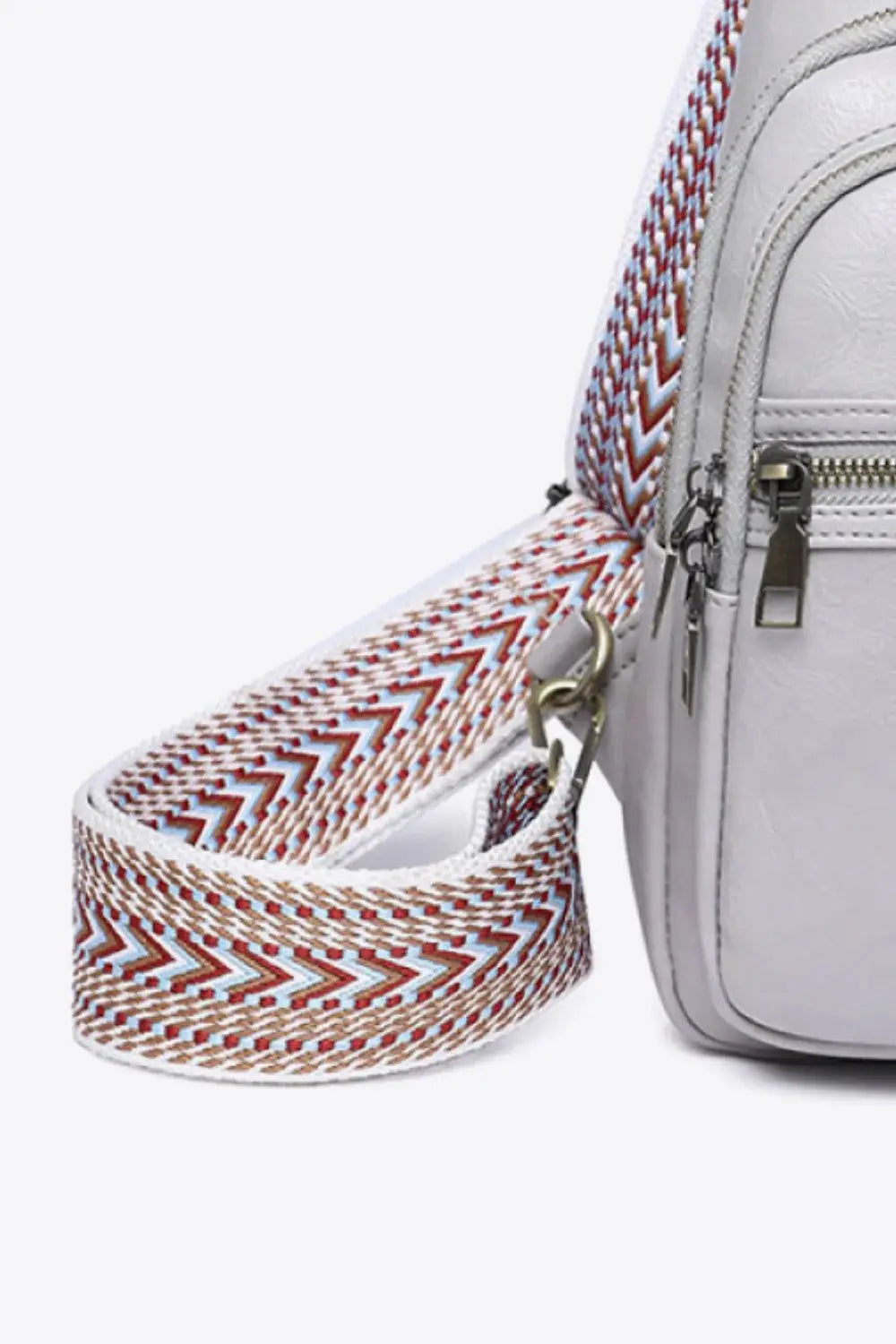 It's Your Time PU Leather Sling Bag - Trendsi - Flyclothing LLC