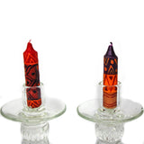 Hand-Painted 4" Dinner or Shabbat Candles, Set of 4 (Indabuko Design) - Nobunto - Flyclothing LLC