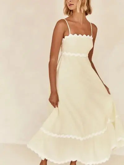 Spaghetti Strap Maxi Dress - Trendsi - Flyclothing LLC