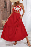 Floral Tube Top and Maxi Skirt Set - Trendsi - Flyclothing LLC