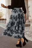 Embroidered High Waist Maxi Skirt - Trendsi - Flyclothing LLC