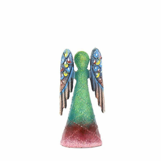 Painted Steel Drum Angel - 4 Inch - Croix des Bouquets (H) - Croix des Bouquets