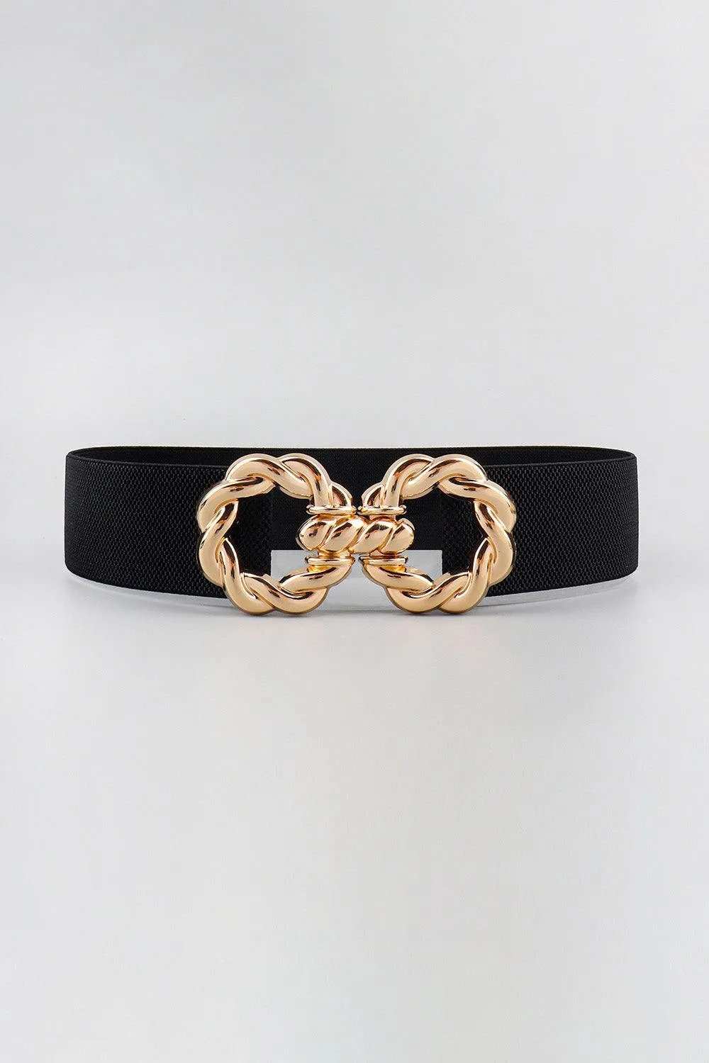 Zinc Alloy Buckle Elastic Belt - Trendsi - Flyclothing LLC