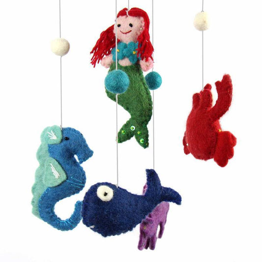 Felt Mermaid Mobile - Global Groove - Global Groove