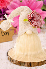 Mother's Day Flower Decor Pom-Pom Trim Faceless Gnome - Flyclothing LLC