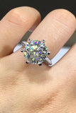 5 Carat  Moissanite 6-Prong Ring - Trendsi