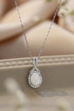 Feeling My Best Opal Pendant Necklace - Trendsi - Flyclothing LLC