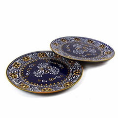 Dinner Plates 11.8in - Blue, Set of Two - Encantada - Flyclothing LLC