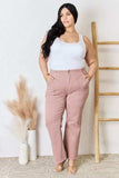RISEN Full Size High Rise Ankle Flare Jeans - Trendsi - Flyclothing LLC