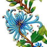 Blue Bird Door Wreath Haitian Metal Drum Wall Art - Haitian Artisans - Flyclothing LLC