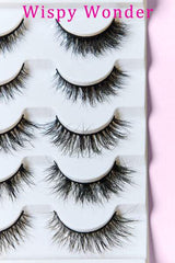 SO PINK BEAUTY Mink Eyelashes Variety Pack 5 Pairs - Trendsi - Flyclothing LLC