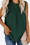 Smocked Tie Back Frill Trim Tank - Trendsi - Flyclothing LLC