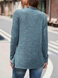 Round Neck Long Sleeve T-Shirt - Trendsi - Flyclothing LLC