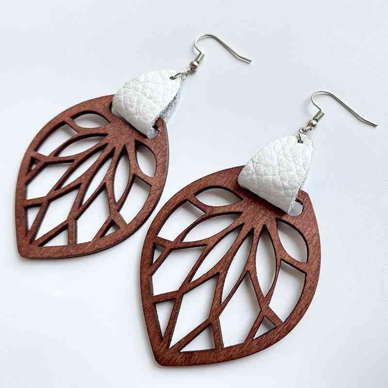 Leaf Drop Earrings - Trendsi