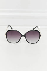 Metal-Plastic Hybrid Full Rim Sunglasses - Trendsi - Flyclothing LLC