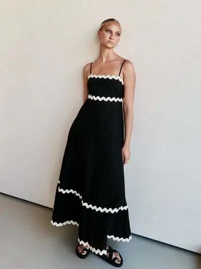 Spaghetti Strap Maxi Dress - Trendsi - Flyclothing LLC
