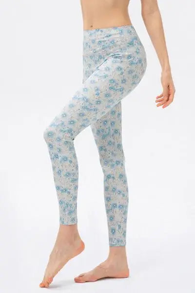 High Waist Skinny Active Pants - Trendsi - Flyclothing LLC
