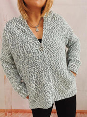 Zip Up Drawstring Long Sleeve Hooded Sweater - Flyclothing LLC