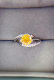 1 Carat Moissanite 925 Sterling Silver Ring - Trendsi