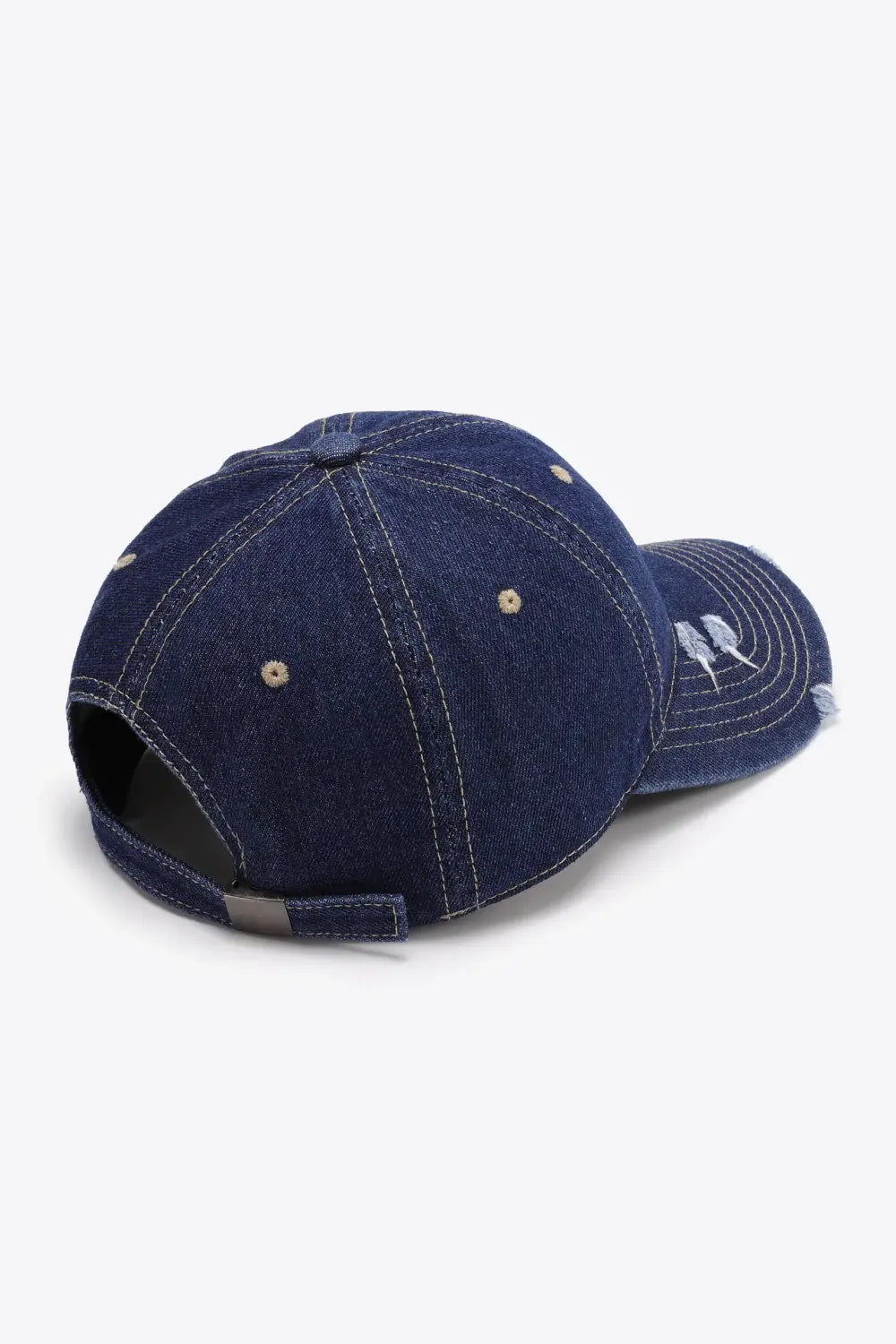 Distressed Adjustable Baseball Cap - Trendsi - Flyclothing LLC