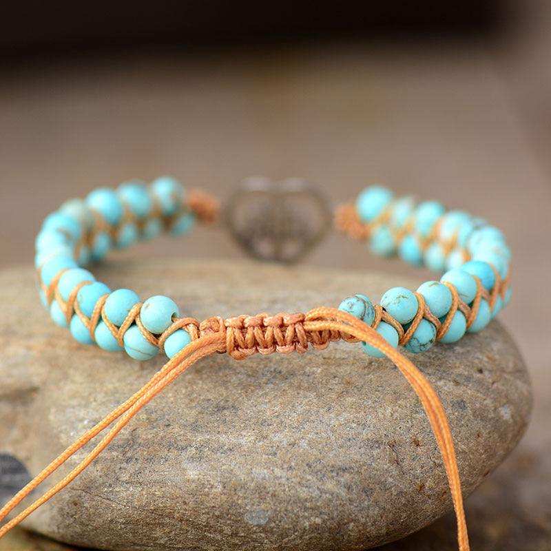 Turquoise Beaded Bracelet - Trendsi - Flyclothing LLC