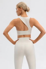 Round Neck Active Tank - Trendsi - Flyclothing LLC