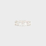 Heart Cross 925 Sterling Silver Ring - Trendsi