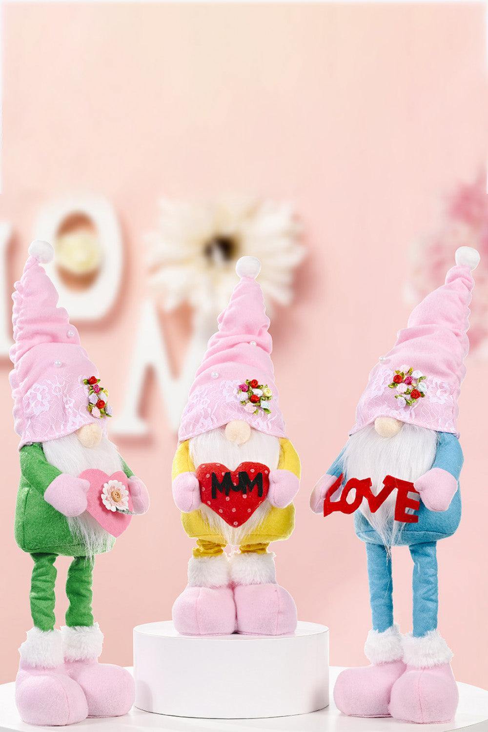Mother's Day Pearl Decor Faceless Gnome - Trendsi