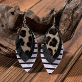 PU Leather Drop Earrings - Trendsi - Flyclothing LLC
