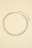 Alloy Lobster Clasp Belt - Trendsi