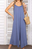 Spaghetti Strap Scoop Neck Jumpsuit - Trendsi - Flyclothing LLC