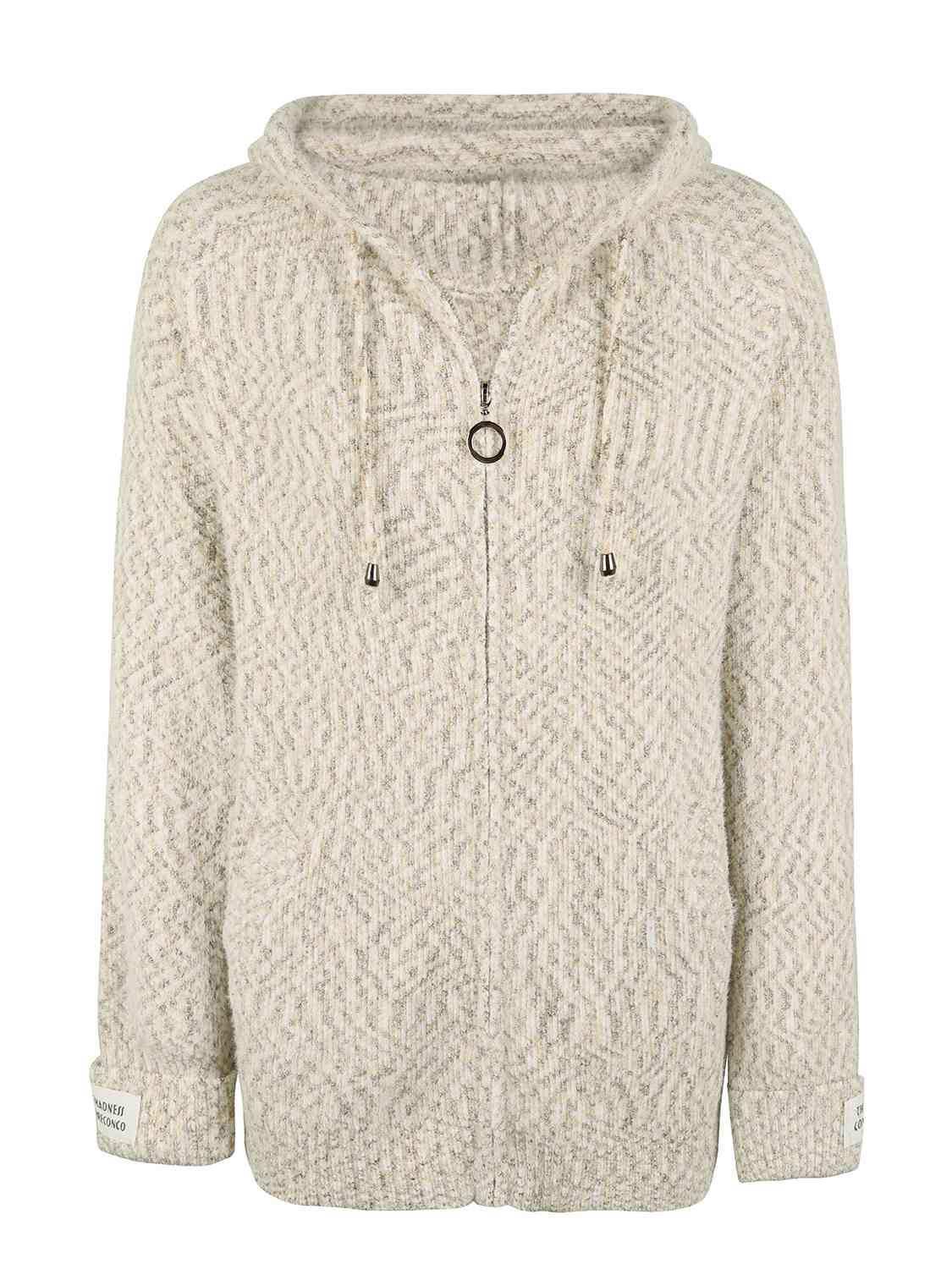 Zip-Up Hooded Sweater - Trendsi - Flyclothing LLC