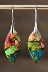Handmade Natural Stone Dangle Earrings - Trendsi