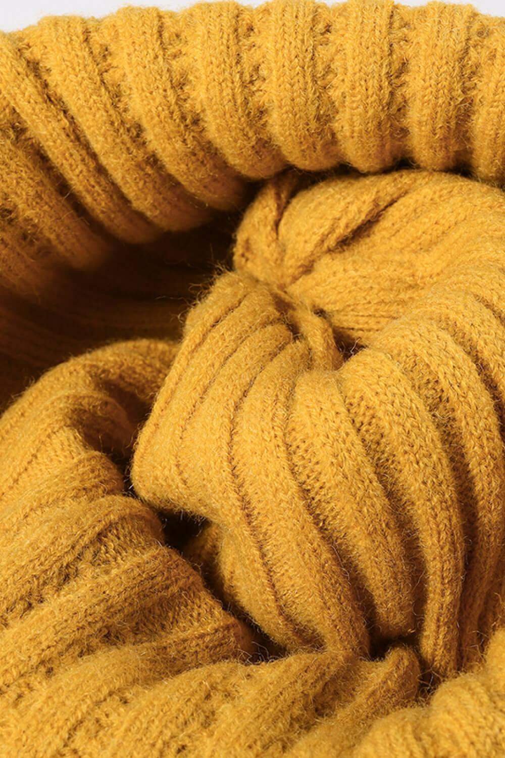 Wide Rib Beanie - Trendsi - Flyclothing LLC