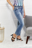 Kancan Full Size Amara High Rise Slim Straight Jeans - Trendsi