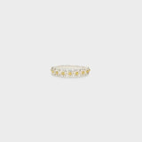 Flower Shape 925 Sterling Silver Ring - Trendsi