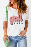 Y'ALL Graphic Round Neck Tee - Flyclothing LLC