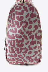 Printed PU Leather Sling Bag - Trendsi