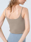 Ruched Sports Cami - Trendsi - Flyclothing LLC