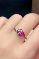 Can't Stop Your Shine 1 Carat Moissanite Ring - Trendsi - Flyclothing LLC
