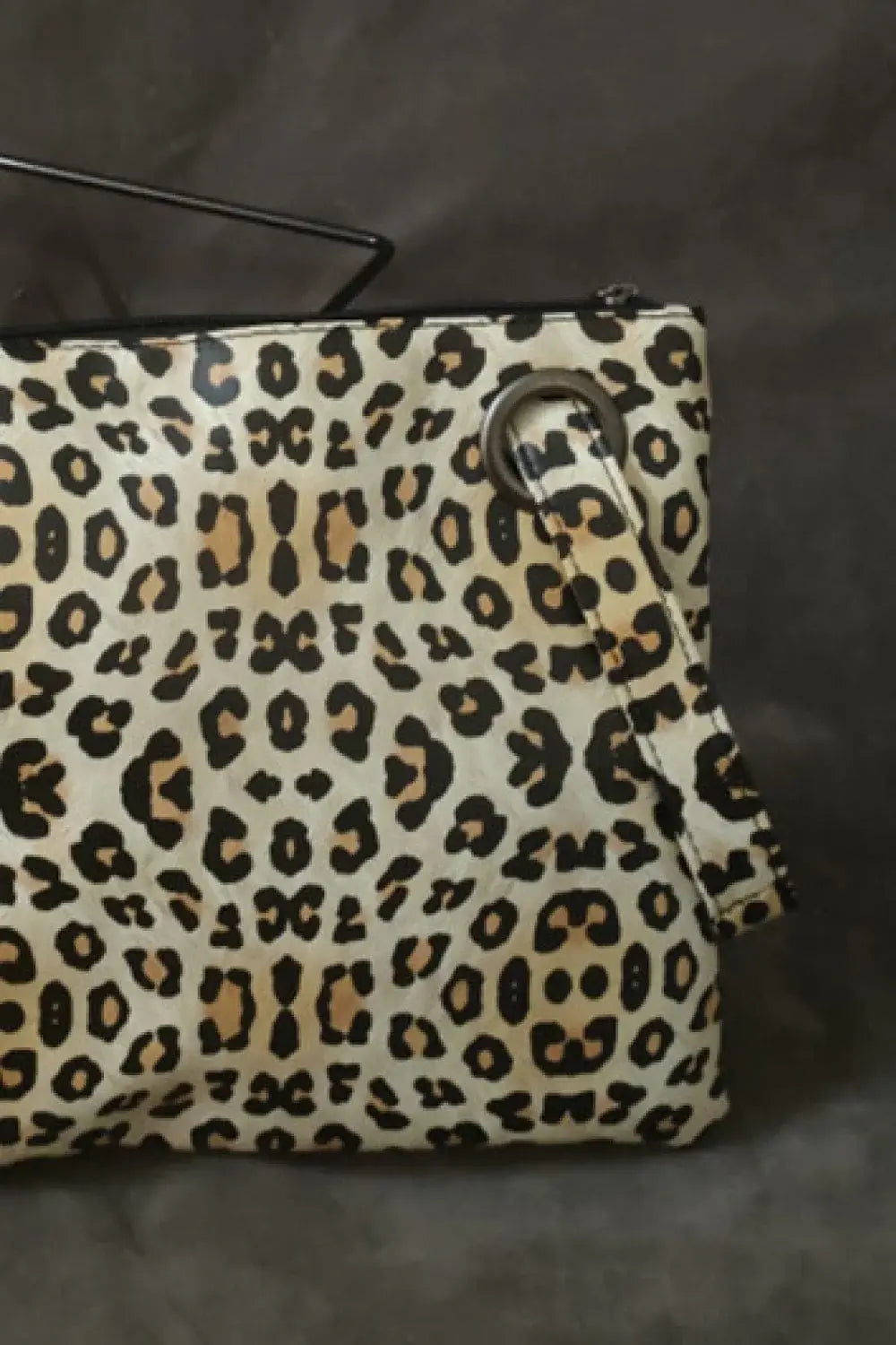 Leopard PU Leather Clutch - Trendsi - Flyclothing LLC