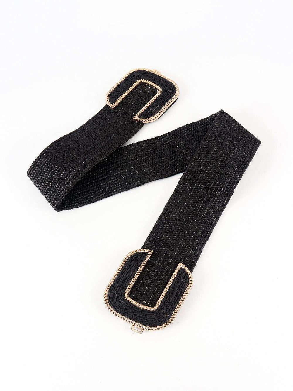 Wide Braid Belt - Trendsi - Flyclothing LLC