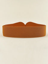 PU Elastic Wide Belt - Trendsi - Flyclothing LLC