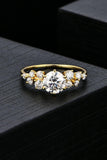 1 Carat Moissanite 925 Sterling Silver Ring - Trendsi