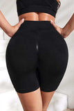 Slim Fit High Waistband Active Shorts - Trendsi - Flyclothing LLC
